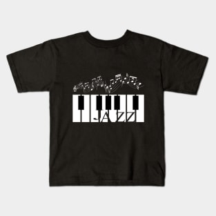 Jazz Piano Music Kids T-Shirt